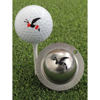 Tin cup ball marker   stinger van kantoor artikelen tip.