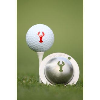 tin cup ball marker   rock lobster
