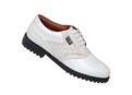 US Kids Girls Almond Saddle Golf Shoes