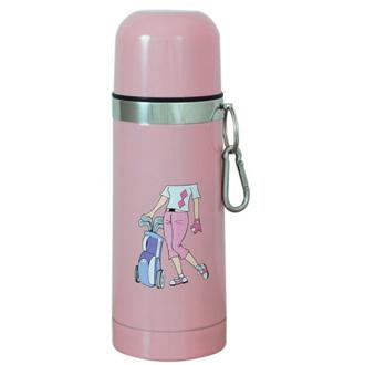 pink capri lady flask