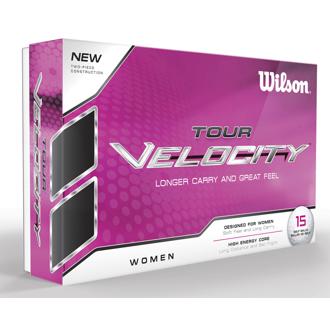 Wilson staff ladies tour velocity balls (15 balls) van kantoor artikelen tip.