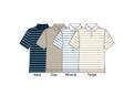 Ashworth Mens Open Sleeve 3 Button Placket Polo Shirt