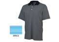 Ashworth Mens High Gauge Jersey Stripe Polo Shirt