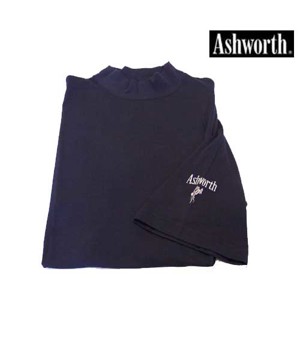 Ashworth Mens Performance Low Golf Mock