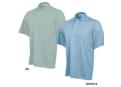Ashworth Mens Button High Twist Solid Polo Shirt