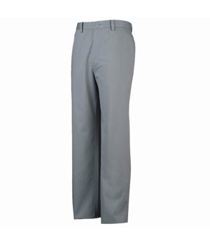Ashworth Mens Flat Front Blend Solid Trouser