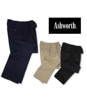 Ashworth Mens Euro Fit EZ-TECH Twill Trouser