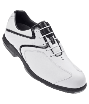 Footjoy Mens AQL Golf Shoes (White/White/Black) 2012