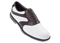 Footjoy Mens AQL Golf Shoes (White/Dark Brown) 2012