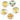 Simpsons Ball Marker Set (5 Pack)