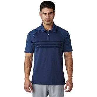 adidas mens climacool 3 stripes competition polo shirt