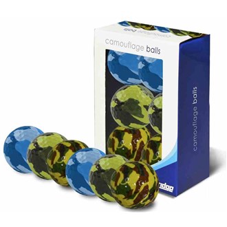 camouflage balls (6 pack)