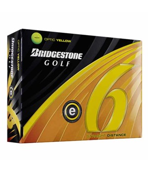 Bridgestone E6 Yellow Golf Balls (12 Balls) 2012