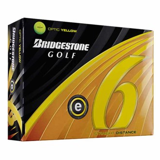 Bridgestone e6 yellow balls (12 balls) 2012
