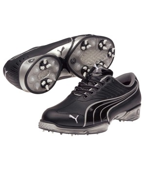 Puma Cell Fusion Golf Shoes (Black/Silver)