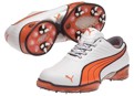 Puma Cell Fusion Golf Shoes (White/Orange/Black)