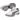Puma Cell Fusion Golf Shoes (White/Silver/Black)