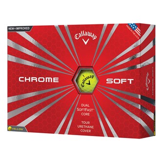 callaway chrome soft yellow balls (12 balls) 2016