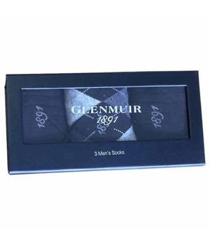 Glenmuir Mens Comiston Golf Socks (3 Pack) 2012