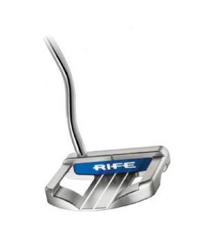 Rife Deep Blue Double Bend Silver Putter