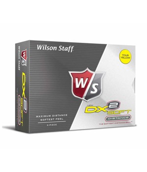 Wilson Staff DX2 Yellow Soft Golf Balls (12 Balls)