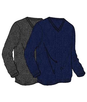Greg Norman Mens Center Cable Long Sleeve Sweater