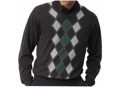 Greg Norman Mens Modern Links Argyle Sweater