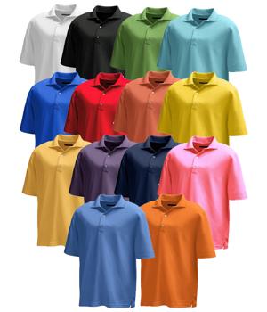 Greg Norman Mens Performance Micro Pique Polo Shirt