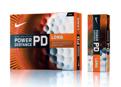 Nike Power Distance PD7 Long Orange Golf Balls (12 Balls) 2011