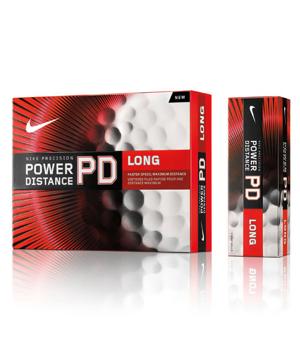 Nike Power Distance PD7 Long Golf Balls (12 Balls) 2012