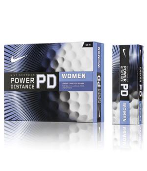 Nike Power Distance PD7 Ladies Golf Balls (White - 12 Balls)