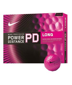 Nike Power Distance PD7 Ladies Golf Balls (Pink - 12 Balls)