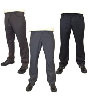 Guide London Mens Plain Golf Trouser (Round Pockets)