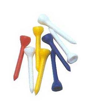 Golf Long Plastic Tees (40pk)