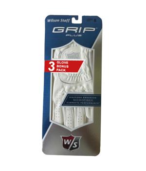 Wilson Staff Ladies Grip Plus Golf Gloves (3 Pack)