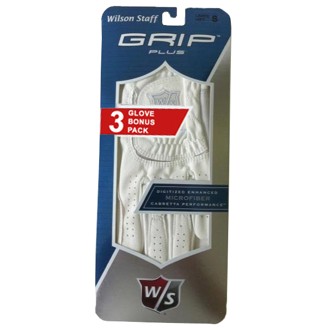 Wilson staff ladies grip plus gloves (3 pack)