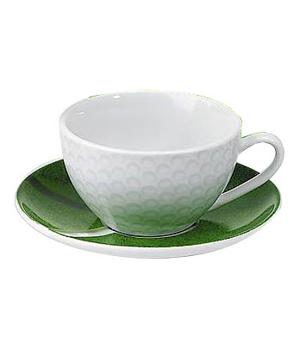 Golf Ball Cappucino Cup & Saucer