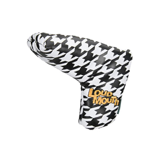 winning edge loudmouth houndstooth putter headcover
