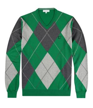 Lyle and Scott Mens Argyle V-Neck Sweater 2011