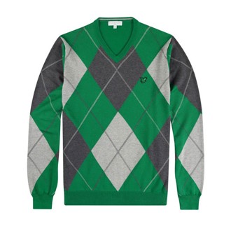 Lyle and scott mens argyle v neck sweater 2011