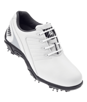 Footjoy Junior Golf Shoes (White/Silver) 2012