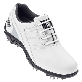 Junior Golf Shoes (White/Silver) 2012