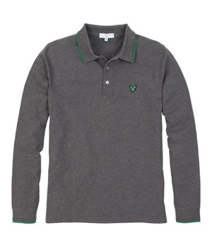 Lyle and Scott Long Sleeve Mens Polo Shirt 2011