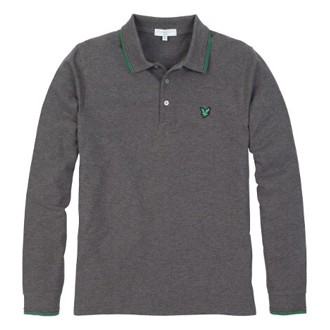 Lyle and scott long sleeve mens polo shirt 2011