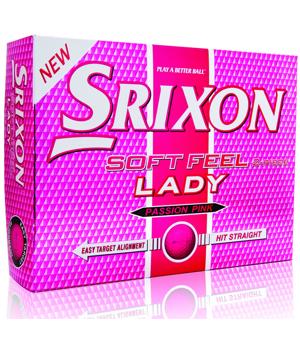Srixon Ladies Soft Feel Pink Golf Balls (12 Pack)
