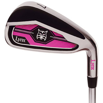 lynx ladies crystal irons (graphite shaft)