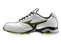 Mizuno Mens Light Style Golf Shoes (White/Lime) 2012