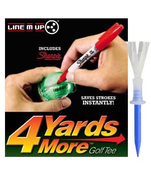 4 Yards More Line-m-Up Golf Ball Alignment Tool
