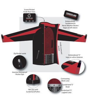 Sunderland Mens Links Waterproof Jacket 2012