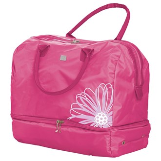 flower embroidered holdall